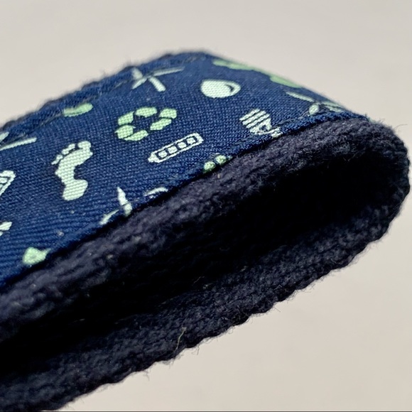 NIB Vineyard Vines Green Footprint Keychain Keyfob Mini Lanyard - Navy Blue - Picture 8 of 16